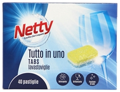NETTY (PENNY MARKET) TUTTO IN UNO - TABS LAVASTOVIGLIE NETTY (PENNY MARKET) TUTTO IN UNO - TABS LAVASTOVIGLIE