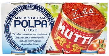 MUTTI POLPA DI POMODORO IN FINISSIMI PEZZI MUTTI POLPA DI POMODORO IN FINISSIMI PEZZI