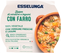 ESSELUNGA ZUPPA DI VERDURE E LEGUMI CON FARRO ESSELUNGA ZUPPA DI VERDURE E LEGUMI CON FARRO
