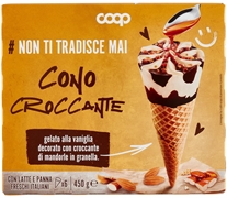 COOP CONO CROCCANTE VANIGLIA E MANDORLE COOP CONO CROCCANTE VANIGLIA E MANDORLE