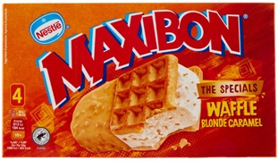 NESTLÈ MAXIBON WAFFLE BLONDE CARAMEL NESTLÈ MAXIBON WAFFLE BLONDE CARAMEL