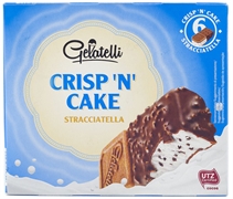 GELATELLI (LIDL) CRISP'N'CAKE STRACCIATELLA GELATELLI (LIDL) CRISP'N'CAKE STRACCIATELLA