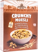 CROWNFIELD (LIDL) CRUNCHY MUESLI AL CIOCCOLATO E FRUTTA A GUSCIO CROWNFIELD (LIDL) CRUNCHY MUESLI AL CIOCCOLATO E FRUTTA A GUSCIO
