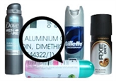 Alluminio nei deodoranti