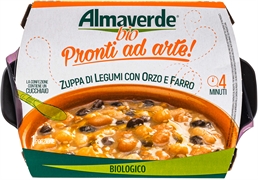 ALMAVERDE BIO PRONTI AD ARTE ZUPPA DI LEGUMI CON ORZO E FARRO ALMAVERDE BIO PRONTI AD ARTE ZUPPA DI LEGUMI CON ORZO E FARRO
