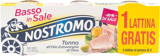 NOSTROMO BASSO IN SALE TONNO ALL'OLIO EXTRAVERGINE DI OLIVA NOSTROMO BASSO IN SALE TONNO ALL'OLIO EXTRAVERGINE DI OLIVA