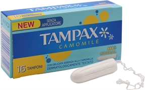 TAMPAX CAMOMILE TAMPAX CAMOMILE