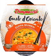 DIMMIDISÌ GUSTO D'ORIENTE ZUPPA MUMBAY CON CECI LATTE DI COCCO E CURRY DIMMIDISÌ GUSTO D'ORIENTE ZUPPA MUMBAY CON CECI LATTE DI COCCO E CURRY