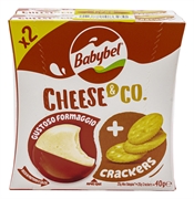 BABYBEL MINI BABYBEL CHEESE & CRACKERS BABYBEL MINI BABYBEL CHEESE & CRACKERS