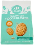 CARREFOUR CLASSIC FROLLINI CON FIOCCHI DI AVENA SENZA ZUCCHERI AGGIUNTI