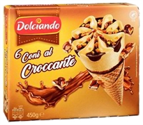 DOLCIANDO (EUROSPIN) CONI GELATO AL CROCCANTE