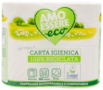 AMO ESSERE ECO (EUROSPIN) CARTA IGIENICA 100% RICICLATA