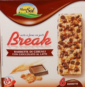 MANUSOL (MD) Barrette di cereali con cioccolato al latte