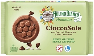 MULINO BIANCO CIOCCOSOLE CON GOCCE DI CIOCCOLATO E RISO CROCCANTE