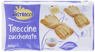 NASTRECCE (LIDL) TRECCINE ZUCCHERATE