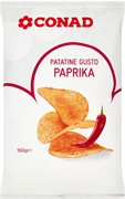 CONAD Patatine gusto paprika