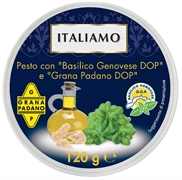 ITALIAMO (LIDL) PESTO CON "BASILICO GENOVESE DOP" E "GRANA PADANO DOP"