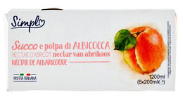 SIMPLY (CARREFOUR) Succo e polpa di albicocca