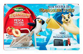 VALFRUTTA Triangolini pesca