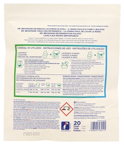 DR.BECKMANN DETERSIVO LAVATRICE IN FOGLI UNIVERSALE