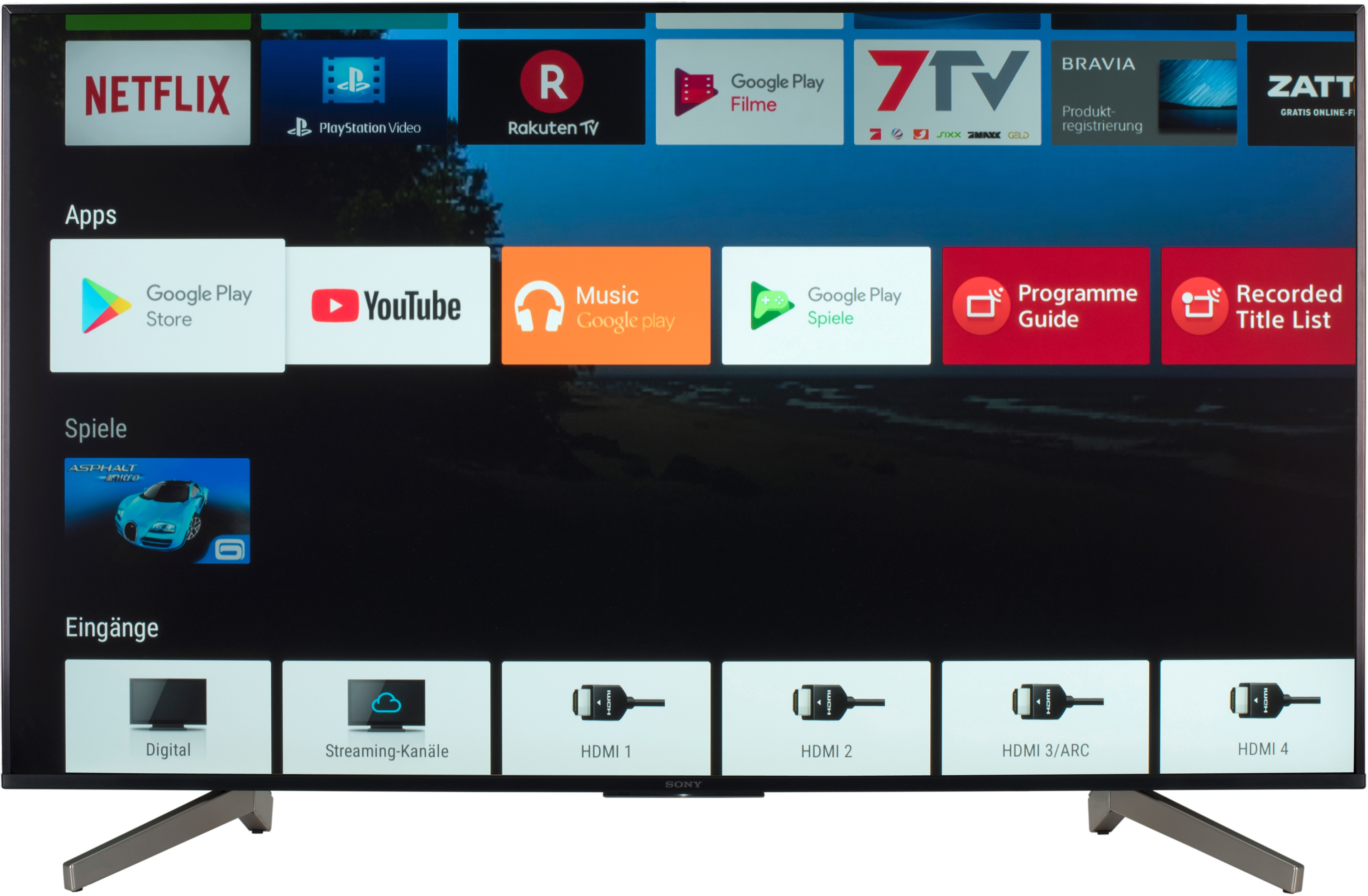 SONY KD55XF8596BAEP