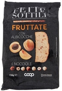 COOP FETTE SOTTILI FRUTTATE CON ALBICOCCHE E NOCCIOLE