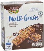 TRE MULINI (EUROSPIN) BARRETTE MULTI GRAIN AI CEREALI E CIOCCOLATO FONDENTE