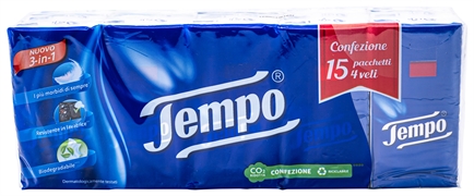 TEMPO Fazzoletti classici 3 in 1