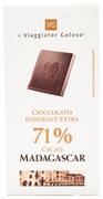 VIAGGIATOR GOLOSO (IPER, UNES) CIOCCOLATO FONDENTE EXTRA 71% CACAO MADAGASCAR