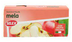 SELEX SUCCO E POLPA DI MELA
