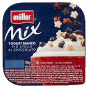 MÜLLER MIX YOGURT BIANCO PIÙ STELLE AL CIOCCOLATO