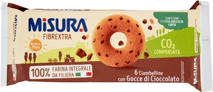 MISURA Fibrextra Ciambelline con Gocce di Cioccolato