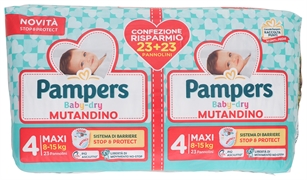 PAMPERS BABY-DRY MUTANDINO