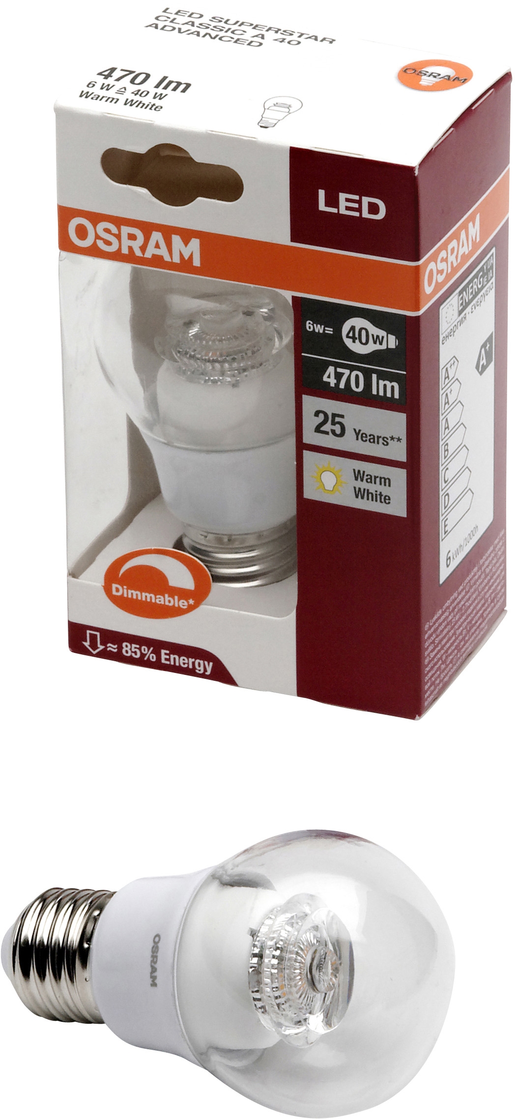 osram led superstar classic a 40 advanced 470lm osram led superstar classic a 40 advanced 470lm
