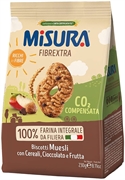MISURA FIBREXTRA BISCOTTI MUESLI CON CEREALI, CIOCCOLATO E FRUTTA