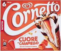 ALGIDA CORNETTO ALGIDA CUORE DI CARAMELLO 6 GELATI