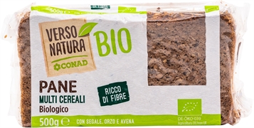 CONAD VERSO NATURA BIO PANE MULTI CEREALI BIOLOGICO