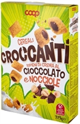 COOP CEREALI CROCCANTI RIPIENI DI CREMA AL CIOCCOLATO E NOCCIOLE