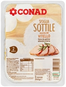 CONAD Sfoglia sottile raviolini di vitello