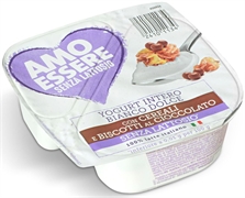 AMO ESSERE (EUROSPIN) Yogurt Intero Con Cereali E Biscotti Al Cioccolato