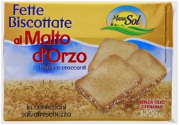 MANUSOL (MD) FETTE BISCOTTATE AL MALTO D'ORZO