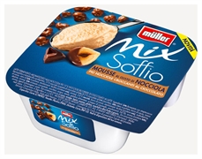 MÜLLER MIX SOFFIO MOUSSE AL GUSTO DI NOCCIOLA PIÙ NOCCIOLE CROCCANTI AL CIOCCOLATO