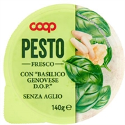COOP PESTO FRESCO CON "BASILICO GENOVESE D.O.P." SENZA AGLIO
