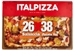 ITALPIZZA 26X38 SALSICCIA & PATATE