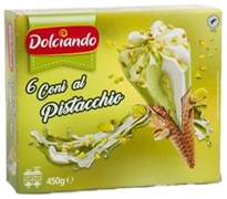DOLCIANDO (EUROSPIN) CONI GELATO AL PISTACCHIO