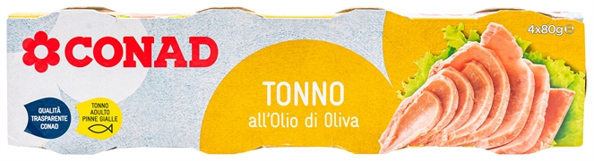 CONAD TONNO ALL'OLIO DI OLIVA