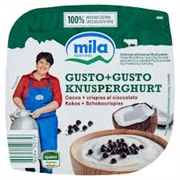 MILA GUSTO + GUSTO - YOGURT INTERO AL COCCO E CRISPIES AL CIOCCOLATO