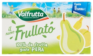 VALFRUTTA IL NUOVO FRULLATO 100% DA FRUTTA GUSTO PERA