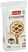 DOLCIANDO (EUROSPIN) CROSTATINE CON CREMA ALLE NOCCIOLE E CIOCCOLATO