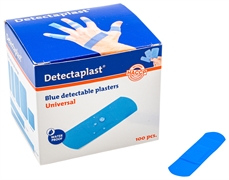 DECTAPLAST BLUE DETACTABLE PLASTERS UNIVERSAL